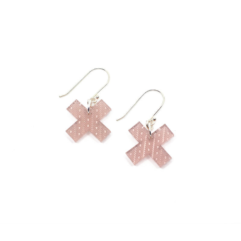 Earrings Small Kisses in Rose Gold| by Anna Leyland