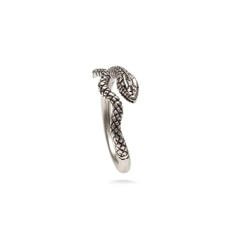 Egyptian Snake Ring - Silver adjustable