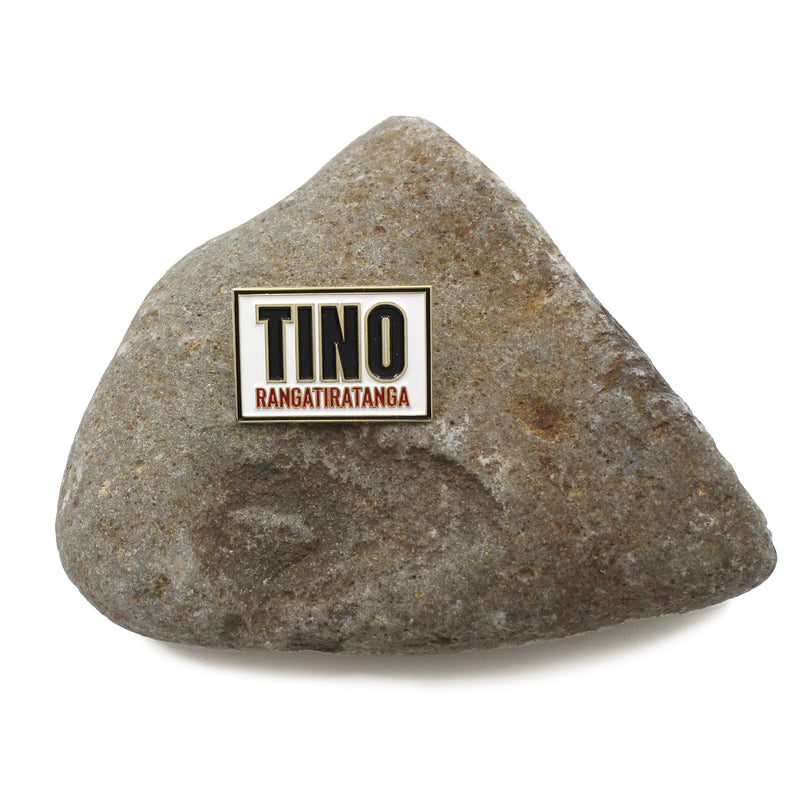 Tino Rangatiratanga Enamel Pin - Black | Waihonga