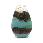 Estuary Volcanic Teardrop Glass Vase