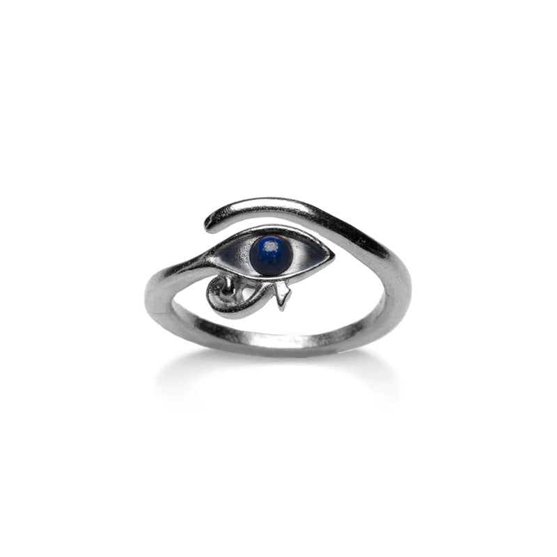 Eye of Horus Ring - Silver adjustable