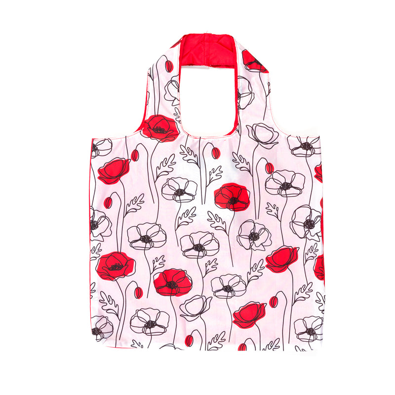 Poppy Folding Bag - White