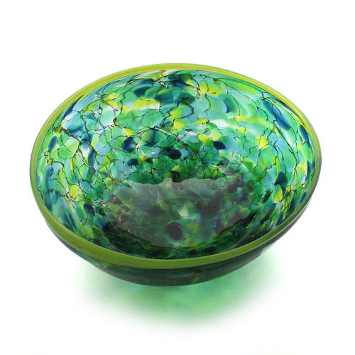 Glass Fruit Bowl - Sea Green | by Keith Grinter