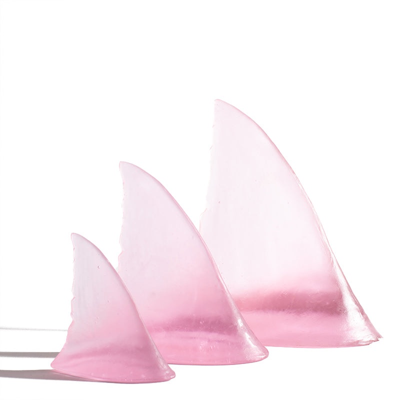 Glass Shark Fin Sculpture - Pink | by Luke Jacomb Studio