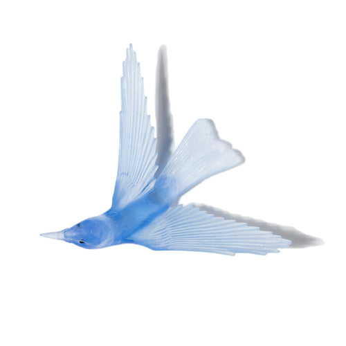 Glass Korimako / Bellbird Wall Sculpture  | by Luke Jacomb Studio