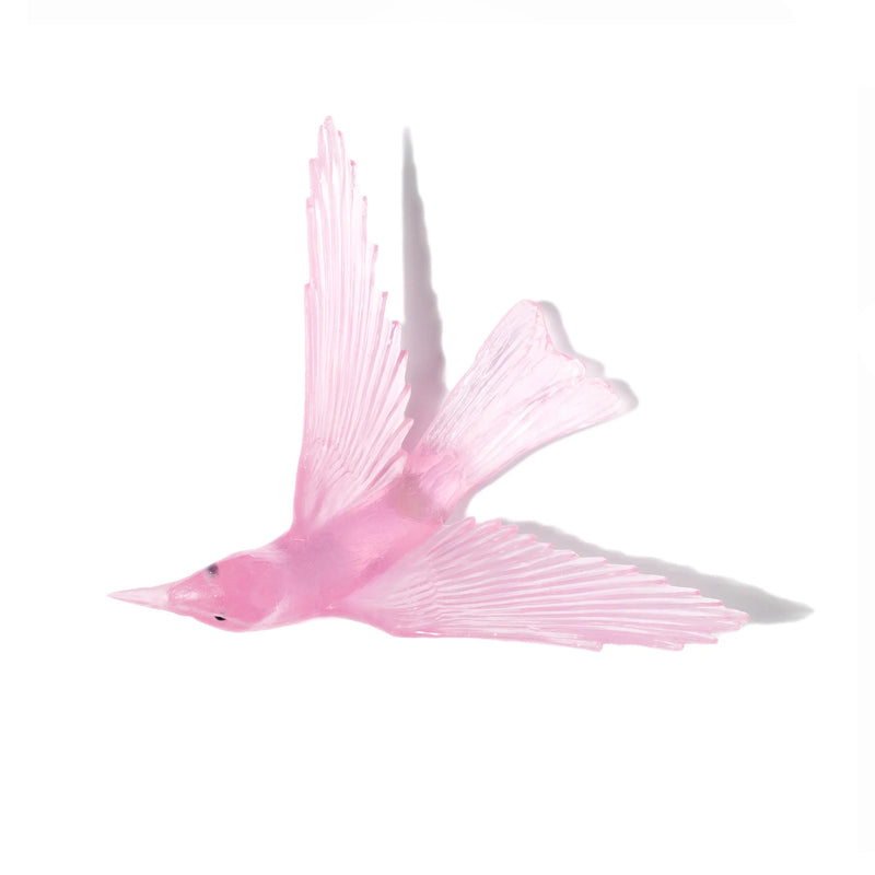 Glass Korimako / Bellbird Wall Sculpture  | by Luke Jacomb Studio