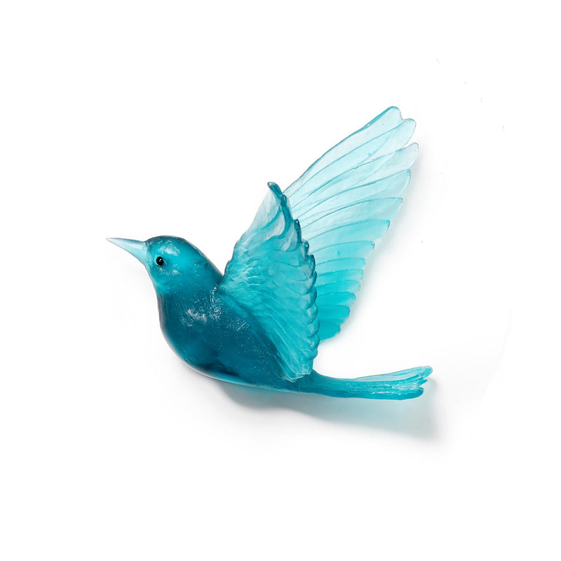 Glass Hihi - Stitchbird Wall Sculpture - Jade | by Luke Jacomb Studio