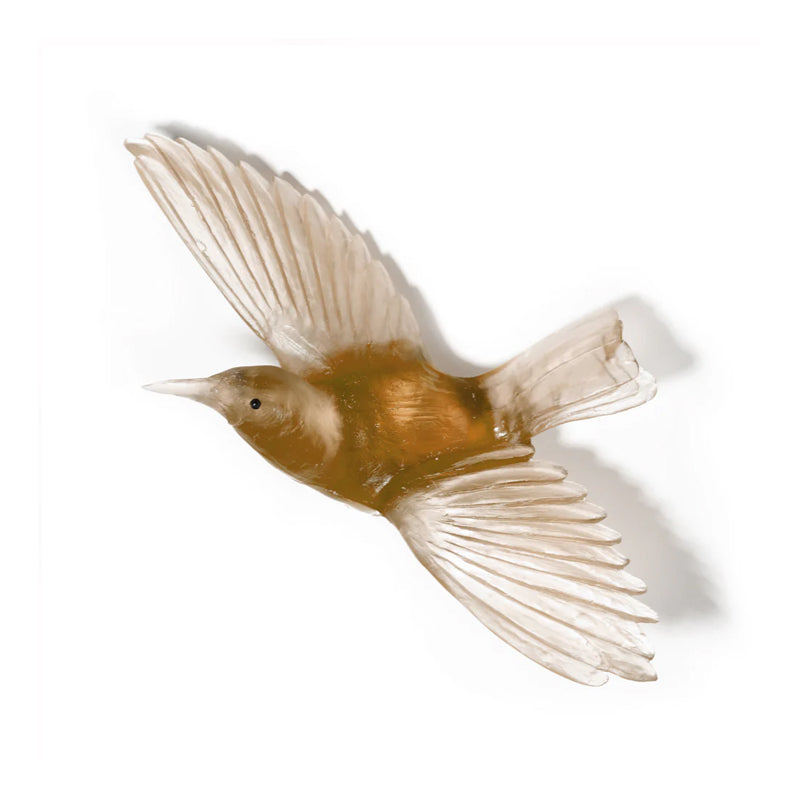 Glass Tīeke / Saddleback Wall Sculpture  | by Luke Jacomb Studio