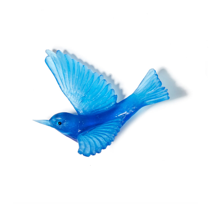 Glass Tauhou / Silvereye Wall Sculpture  | by Luke Jacomb Studio