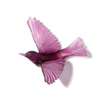Glass Tauhou / Silvereye Wall Sculpture  | by Luke Jacomb Studio