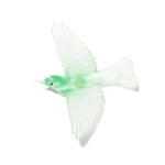Glass Tauhou / Silvereye Wall Sculpture  | by Luke Jacomb Studio