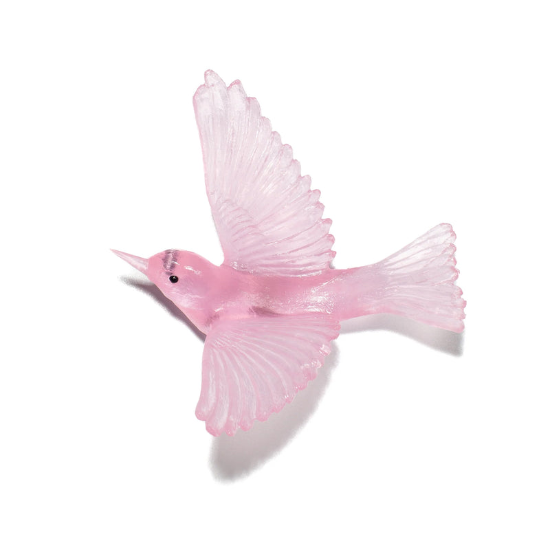 Glass Tauhou / Silvereye Wall Sculpture  | by Luke Jacomb Studio