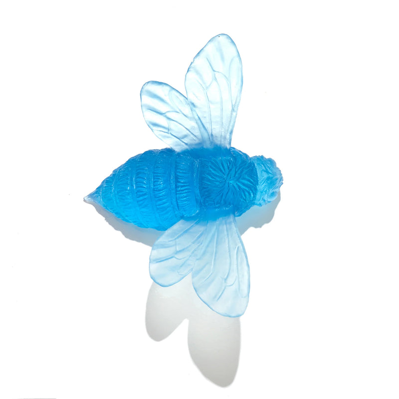 Glass Bee Wall Sculpture - Wings Out  | by Luke Jacomb Studio