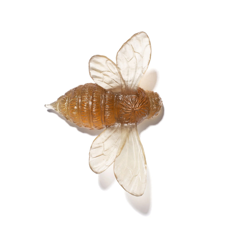Glass Bee Wall Sculpture - Wings Out  | by Luke Jacomb Studio