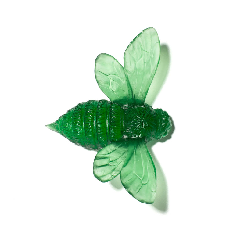 Glass Bee Wall Sculpture - Wings Out  | by Luke Jacomb Studio