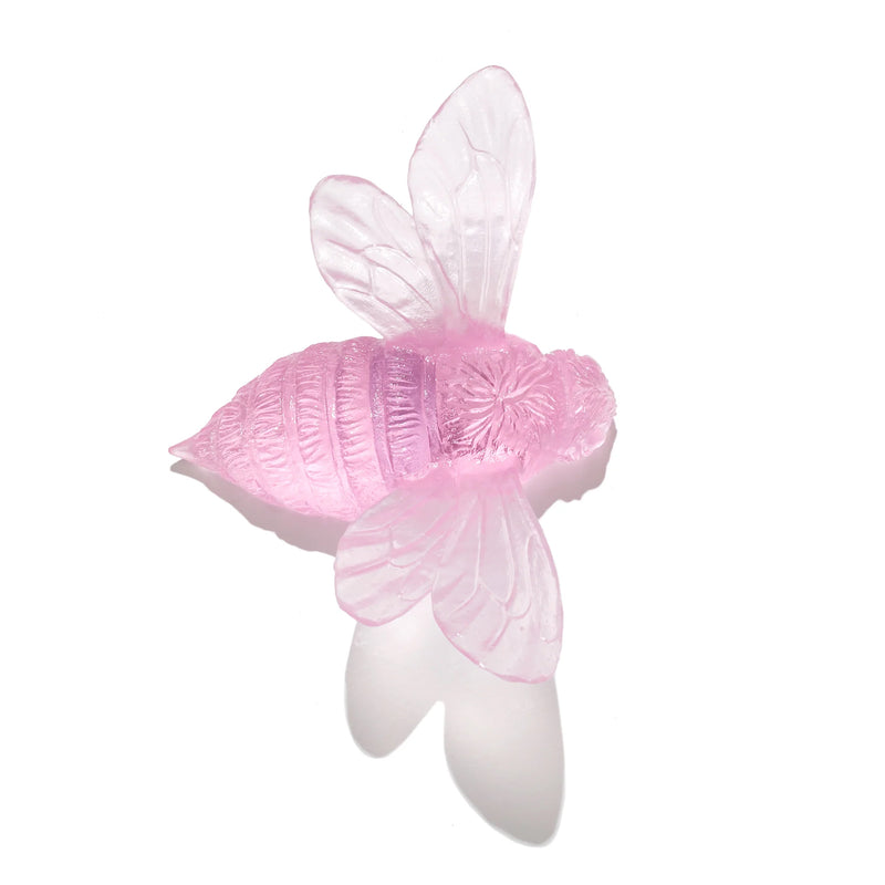 Glass Bee Wall Sculpture - Wings Out  | by Luke Jacomb Studio