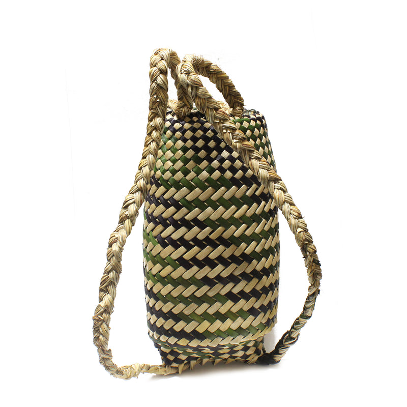 Harakeke Pikau Backpack - Green | by Riperata McMath