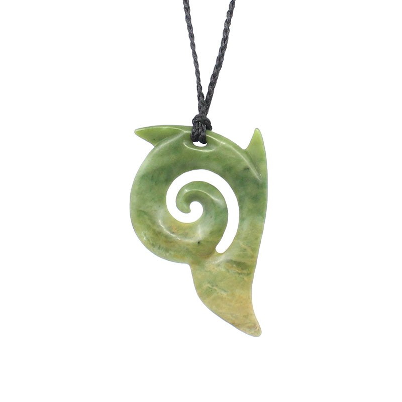 Hei Matau with Koru Pounamu Pendant