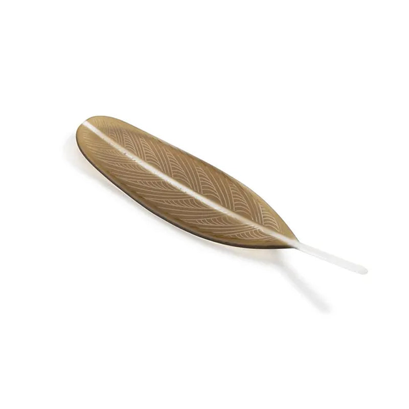 Huruhuru Glass - Bronze Feather | by Kahu Design