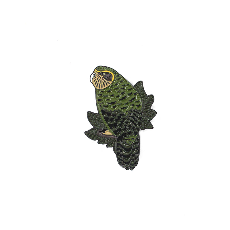 Kākāpō Enamel Pin