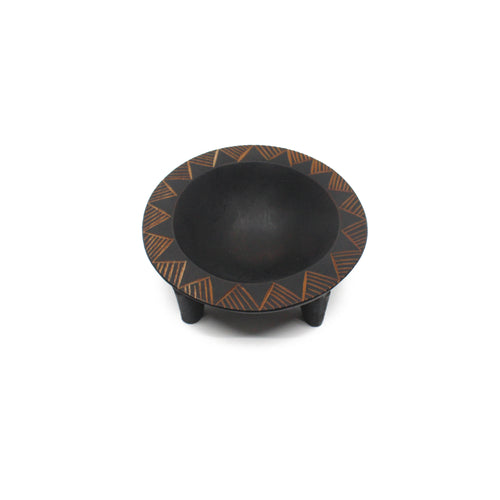 Kava Bowl / Tanoa - Black - 13.5cm