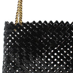 Kete Black and Gold Aluminium - Small  | by Anna Gedson - Whakatōhea