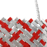 Kete Silver and Red Aluminium - 14 ends | by Anna Gedson