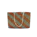 Kete Whakairo - Red / Blue | by Bronwynn Billens