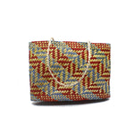 Kete Whakairo - Red / Blue | by Bronwynn Billens