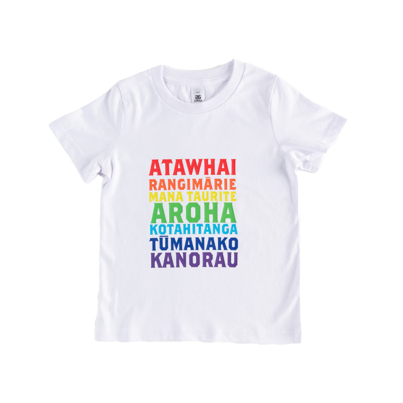 Kids Te Reo T shirts - Kindness