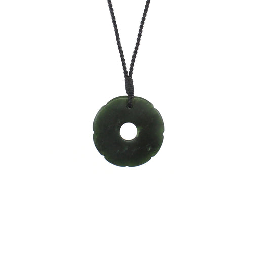 Disc Pounamu Pendant - Kina Design | by Ana Krakosky
