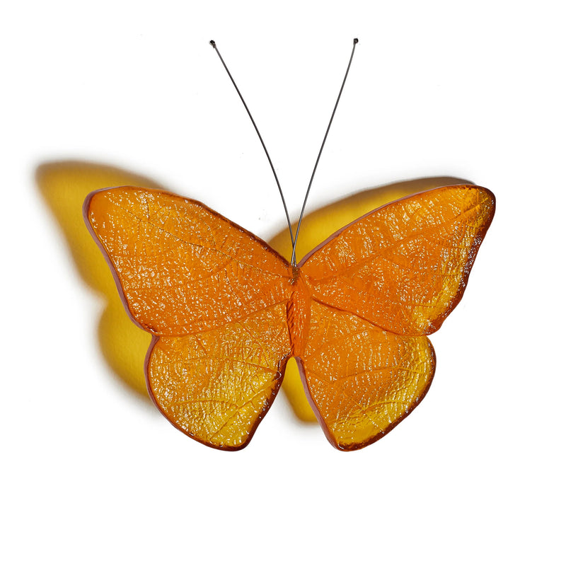 Glass Kinetic Mount Butterfly Wall Sculpture - Admiral / Kahukura | by Luke Jacomb Studio