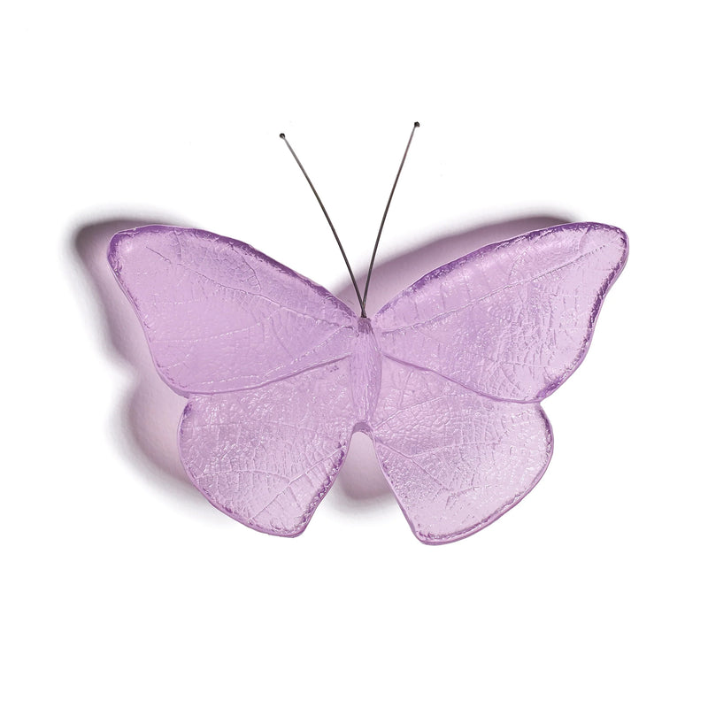 Glass Kinetic Mount Butterfly Wall Sculpture - Admiral / Kahukura | by Luke Jacomb Studio