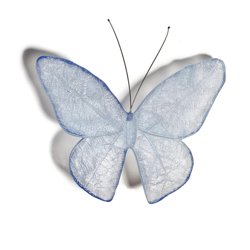 Glass Kinetic Mount Butterfly Wall Sculpture - Monarch / Kahuku | by Luke Jacomb Studio