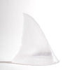 Glass Shark Fin Sculpture - Clear | by Luke Jacomb Studio