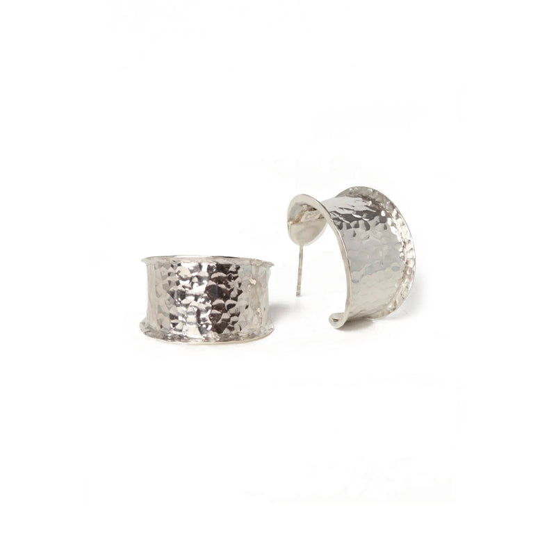 Mateja Hoops Silver Large | by Charlotte Penman