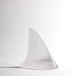 Glass Shark Fin Sculpture - Clear | by Luke Jacomb Studio