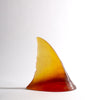 Glass Shark Fin Sculpture - Orange | by Luke Jacomb Studio
