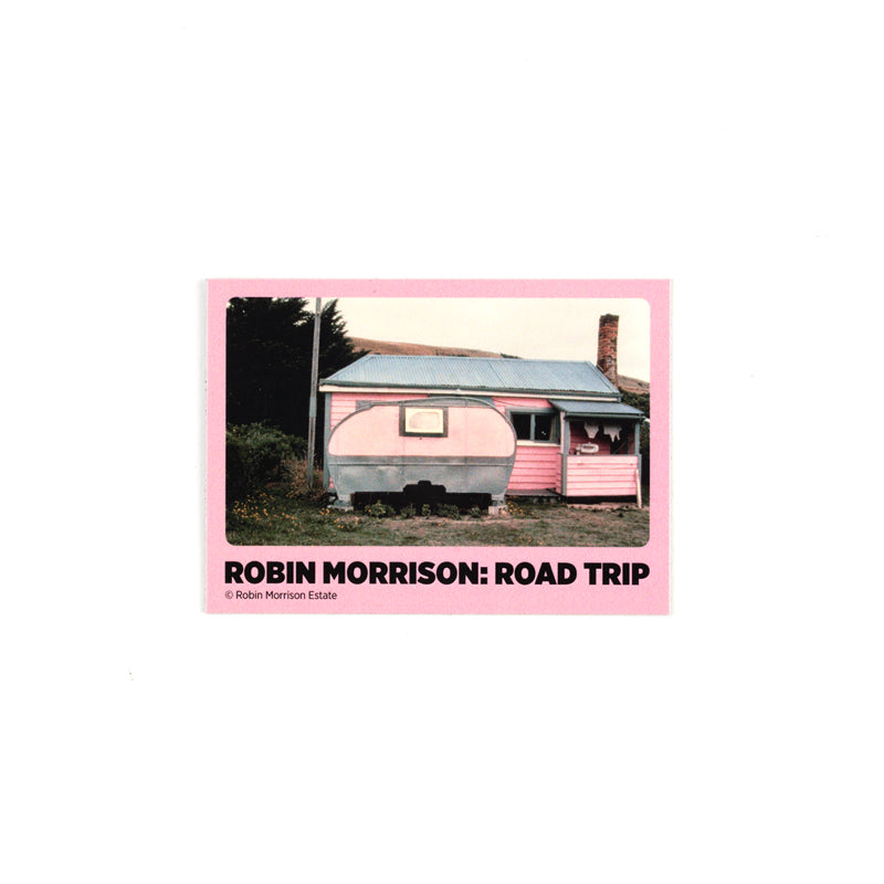Magnet - Pink Caravan Harwood. A Classic Pink Caravan with Matching Crib - Robin Morrison: Road Trip