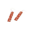 Mana Earrings - Orange | by Nichola Te Kiri