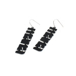 Mana Earrings - Black | by Nichola Te Kiri
