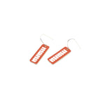 Mana Rectangle Earrings - 3 Colours | by Nichola Te Kiri