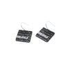 Mana Square Earrings - 2 Colours | by Nichola Te Kiri