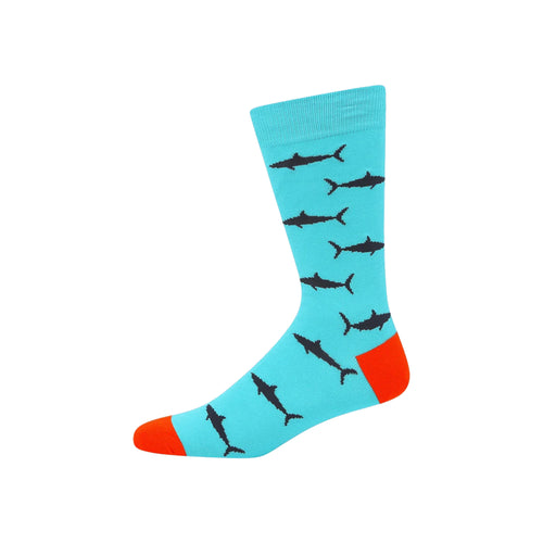 Mens Sharks Bamboo Socks