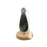 Mere Pounamu with Stand | by Karaitiana Akroyd