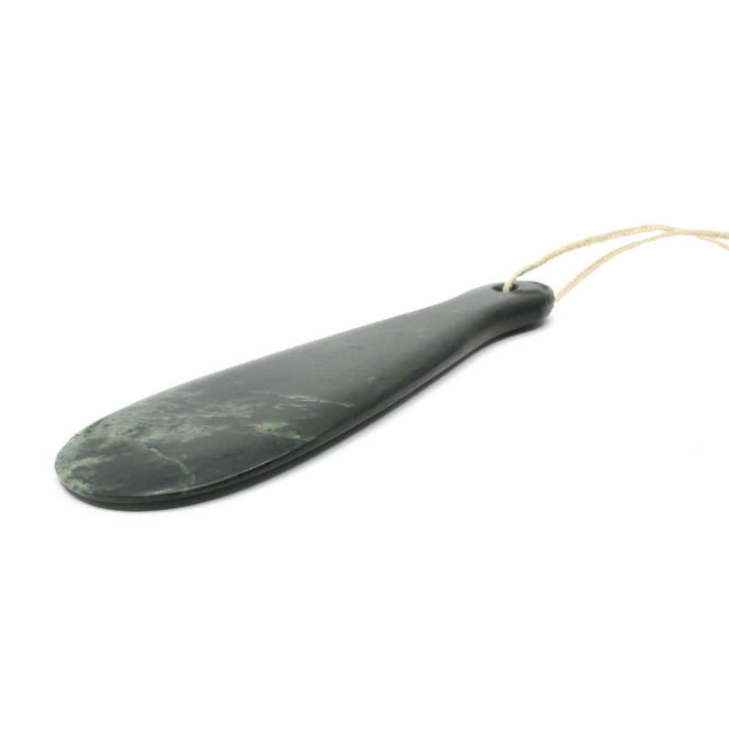 Mere Pounamu with Stand | by Karaitiana Akroyd