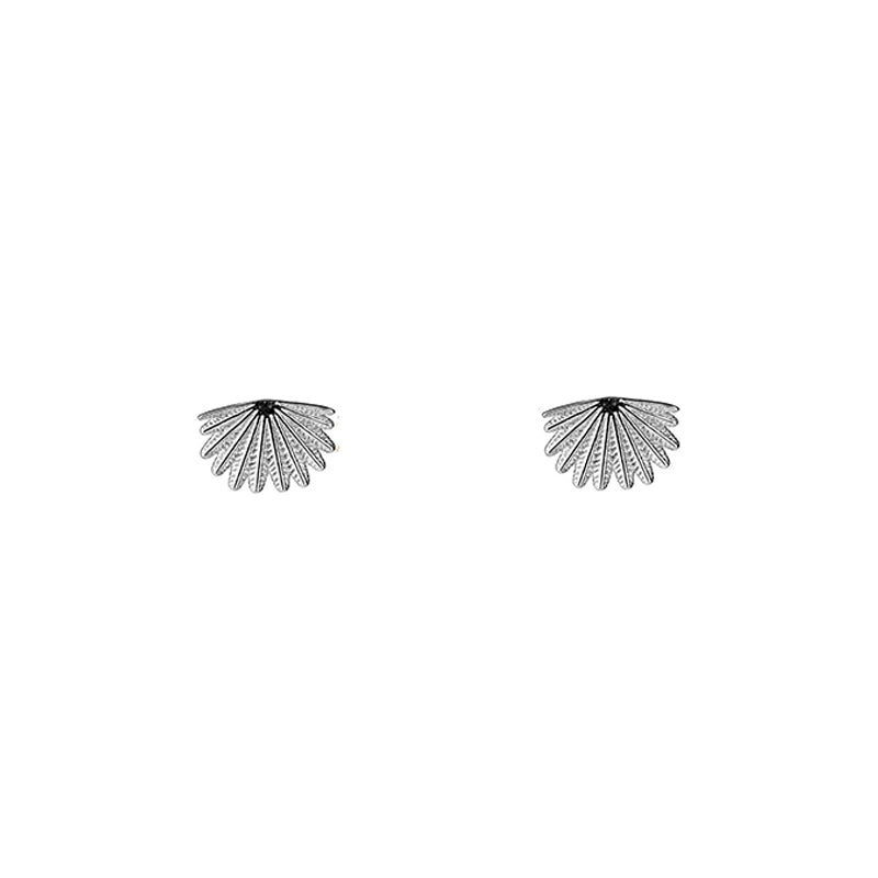 Mini Fan Tail Studs Sterling Silver | by Boh Runga