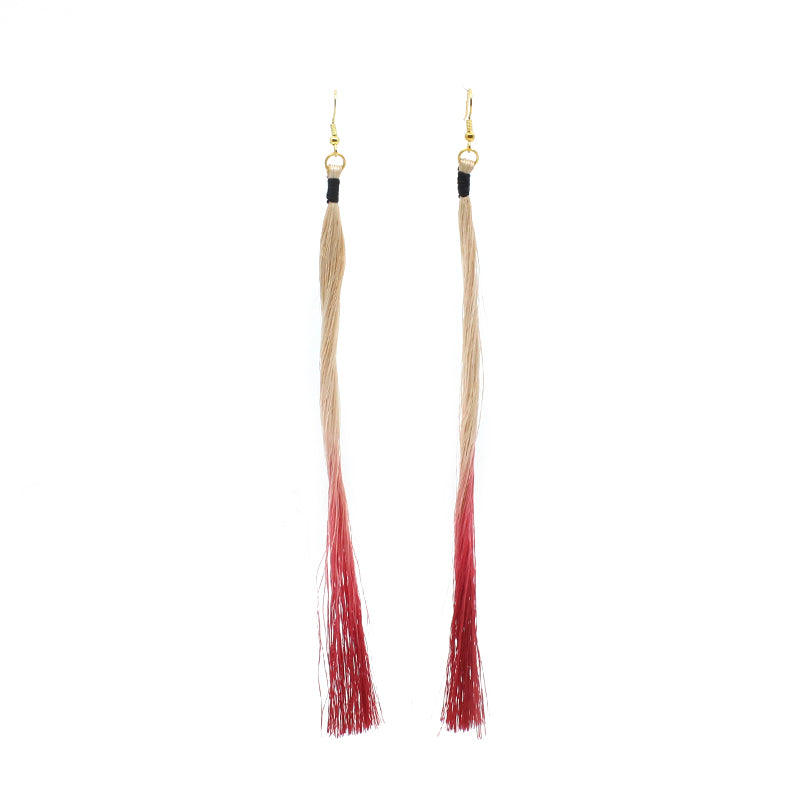 Earrings - Muka Red | by Shona Tawhiao