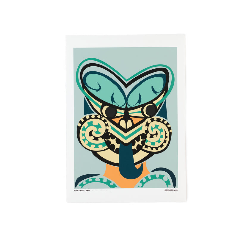 A3 Print: Ngāti Cheeky Skux| by Jamie Berry