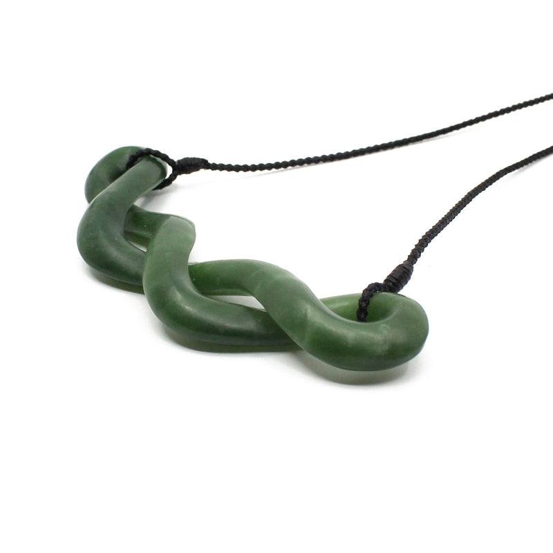 Twist Breastplate Pounamu Pendant | by Ric Moor